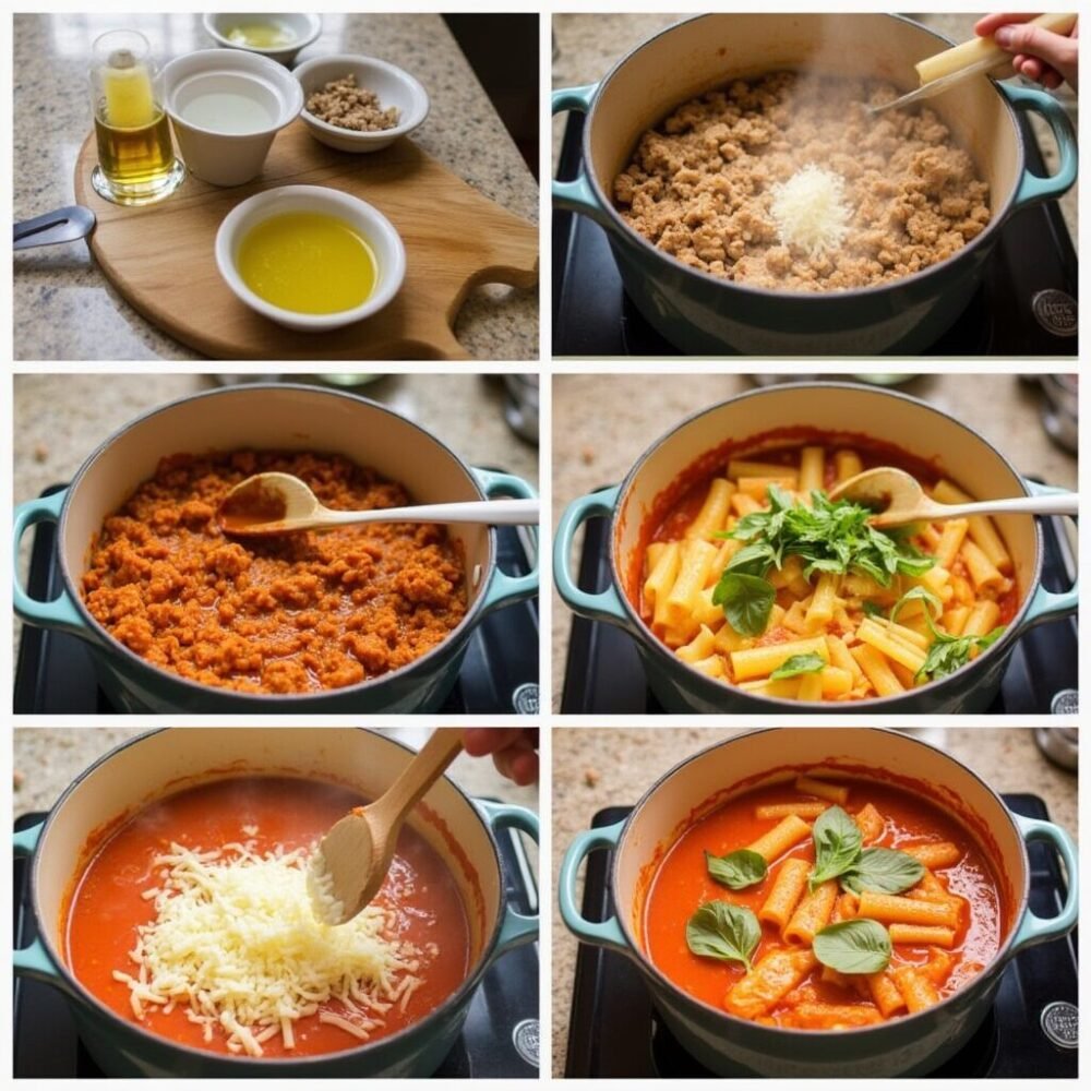 Alfredo Lasagna Soup