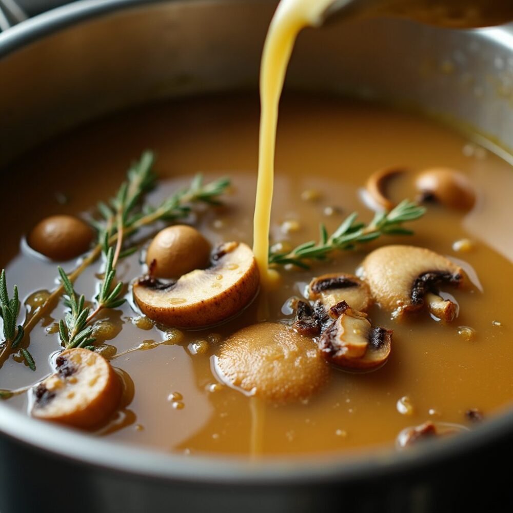 creamy mushroom soup