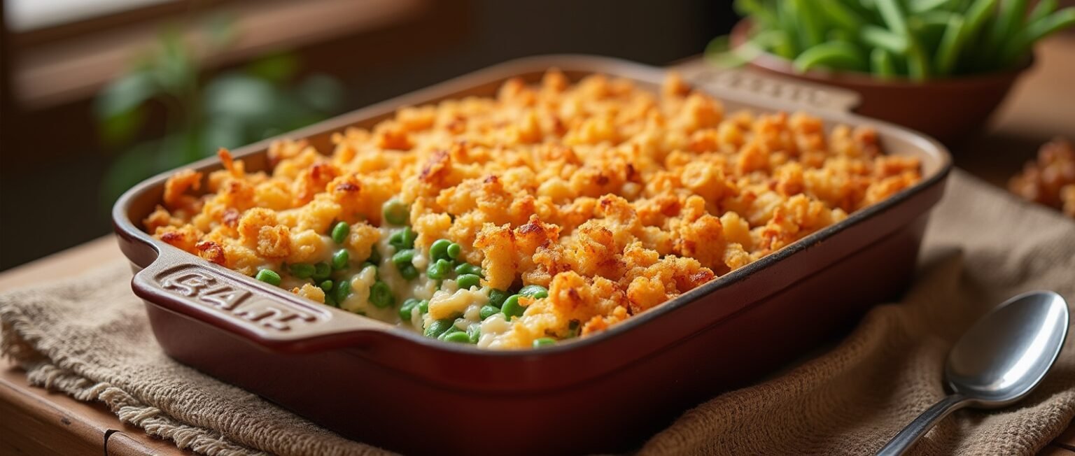 Easy String Bean Casserole Recipe | Creamy, Crunchy in 6 Steps