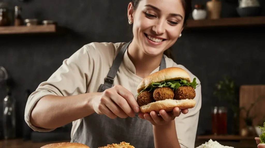 falafel sandwich