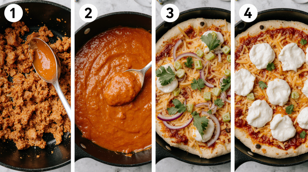 Buffalo chicken pizza recipe​